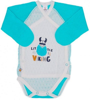 Боди детское ТМ Софія р.56 бело-голубой 171162 