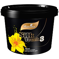 Краска латексная Maxima Silk Touch 3 глубокий мат белый 6кг 