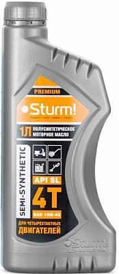 Моторное масло Sturm для четырехтактных двигателей MOS-4T-1L 10W-40 1 л 