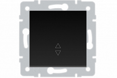 Механізм вимикача прохідний одноклавішний HausMark Stelo антрацит 501-4288-105