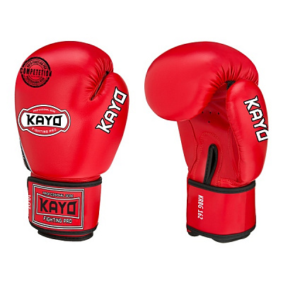 Боксерские перчатки KRBG -162 RED vinyl-12 12oz красный