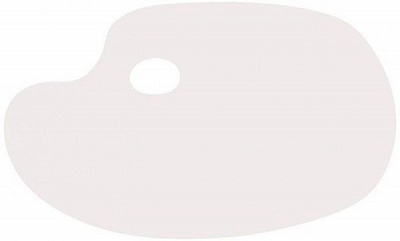 Палітра прозора плоска, 35х24см., (товщина 2мм.) D.K.Art&Craft