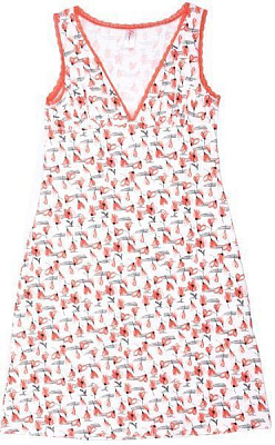 Ночная рубашка Roksana Bloom 804/16343 р. L коралловый 