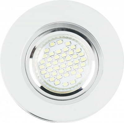 Светильник точечный LightMaster CL1060 с Led-подсветкой GU5.3 серебряный 