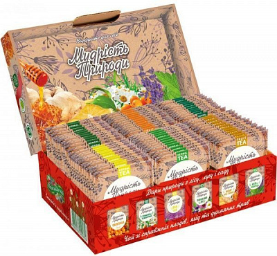 Чай ассорти Фіто-Україна Эксклюзивный сувенир 6 видов 72 шт. 2 г 