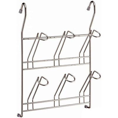 Полиця на рейлінг Lemax YJ-G508 для кухлів 245х90х340 мм хром