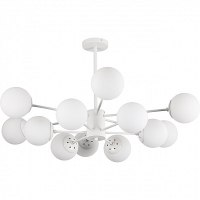 Світильник стельовий Hopfen 12x40 Вт E27 білий Balle 12 WH