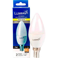 Лампа світлодіодна Luxray 7 Вт C37 матова E14 220 В 4200 К LX442-B35-1407 