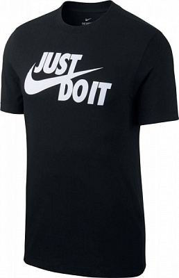 Футболка Nike M NSW TEE JUST DO IT SWOOSH AR5006-011 р.XL чорний