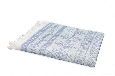 Пештемаль 70x140 см лазурний Simi