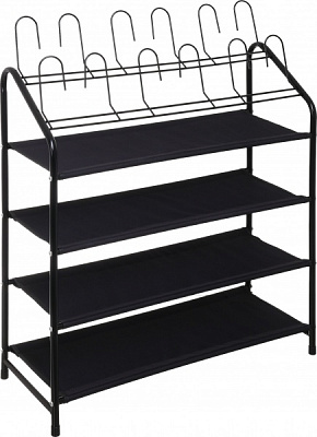 Подставка под обувь CR00251 5 уровней 280x690x850 мм / черный 