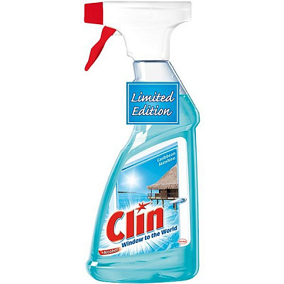 Засіб для миття скла Clin Карибське сонце 500 мл