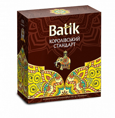 Чай чорний Batik королівський стандарт 100 шт. 200 г