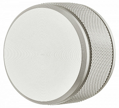 Меблева ручка кнопка Hafele d50 h30 на один отвір мм 106.70.411 матовий нікель