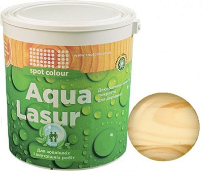 Лазур Spot Colour Aqua Lasur липа шовковистий мат 2,5 л