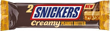 Батончик Snickers Creamy арахисовое масло 36 г 