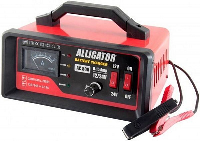 Зарядний пристрій Alligator 12 24В 15А AC808