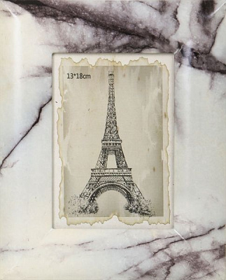 Рамка для фото Мрамор 21,5х31,5х1,5 см серо-розовый 13х18 см 