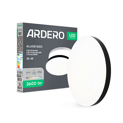 Світильник світлодіодний ARDERO 36 Вт 3000/4000/6500 IP20 AL6087 36 b