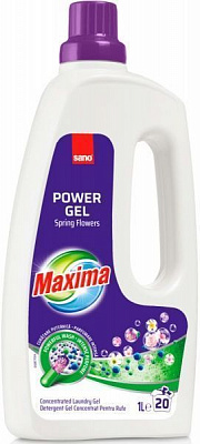 Гель для машинной и ручной стирки Sano концентрированный Spring Flowers 1 л