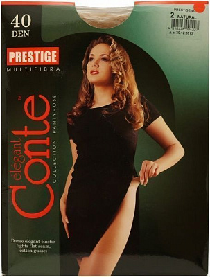 Колготки Conte PRESTIGE 40 den natural р. 4 бежевий