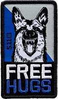 Нашивка 5.11 Tactical Free Hugs Patch Blue 81663-676