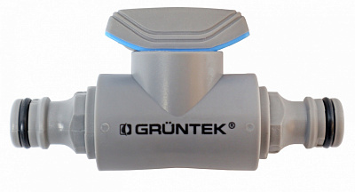 Адаптер Gruntek з краном для шлангів зі штуцером двосторонній (296693039)