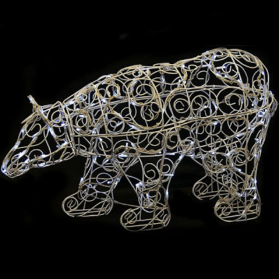 Светодиодная фигура Медведь новогодний 150 LED