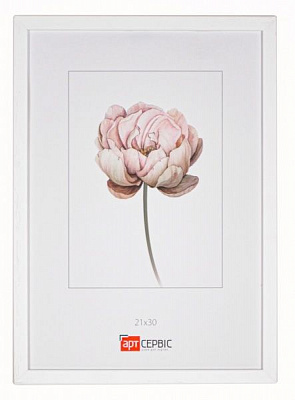 Рамка для фото Арт-Сервіс ЭА-01733 21х30 см белый/белый 