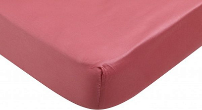 Простынь на резинке Solid 180x200 см медный Luna 