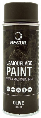 Краска маскировочная Recoil Олива 400 мл