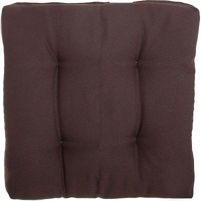 Подушка Indigo стеганная Color mini 35х35х5 см коричневый
