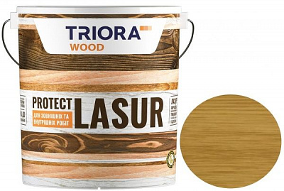 Лазурь Triora акриловая для древесины дуб шелковистый глянец 2,5 л