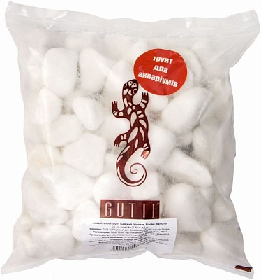 Камінці декоративні Gutti Вianko diamante біле 2-4 см 4,5 кг