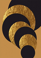 Постер Геометрия золото (коллекция 1) Posterclub 