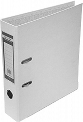 Папка-реєстратор LUX одностороння JOBMAX А4 70мм PP біла збірна BM.3011-12c Buromax