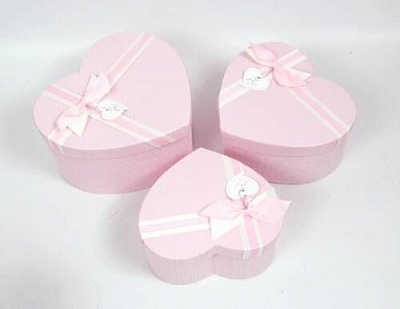 Коробка подарункова UFO Сердце 5039-011 23х26х13 см Pink