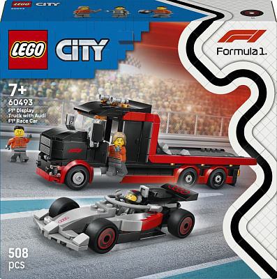 Конструктор LEGO City Грузовик для демонстрации F1® с гоночным автомобилем Audi F1® 60493