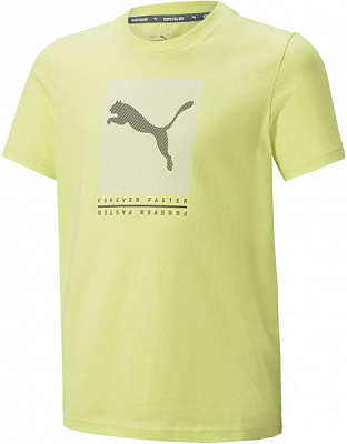 Футболка Puma Active Sports Graphic Tee 84699329 р.140 желтый