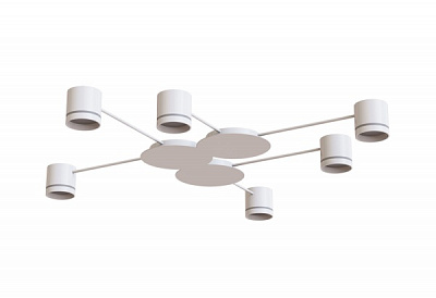 Люстра потолочная Hopfen STARK CL-6/3-133 6xGX53 WH 6xGX53 белый 