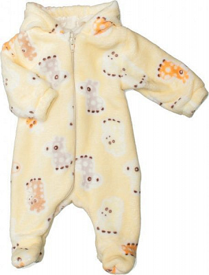 Комбинезон унисекс Фламинго ассортимент р.62 желтый 