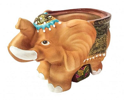 Підставка під вазон Слон 8 л коричневий