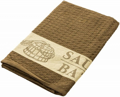 Полотенце вафельное 100x160 см бежевый Zastelli 