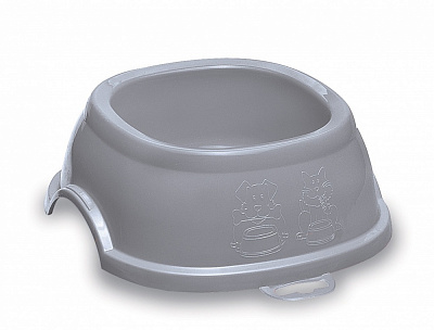 Миска Break 2 серый/голубой, 600 мл