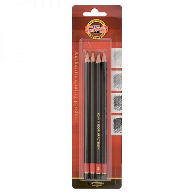 Карандаши графитные 4 шт. mix 42653 Koh-i-Noor