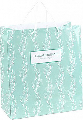 Пакет бумажный вертикальный Happy 35х31х15 см