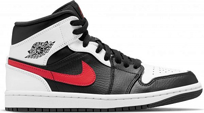 Кроссовки Jordan Air Jordan 1 Mid 554724-075 р.US 10 черно-белый