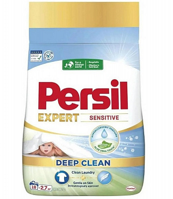 Порошок для машинной и ручной стирки Persil Сенситив 2,7 кг