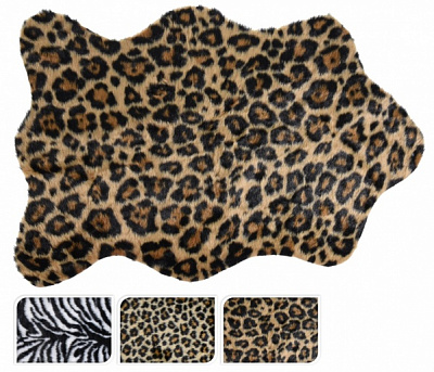 Килим KM 60х90 см искусственный мех Animal print полиэстер
