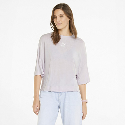 Футболка Puma Classics Splitside Tee 53350917 р.L сиреневый